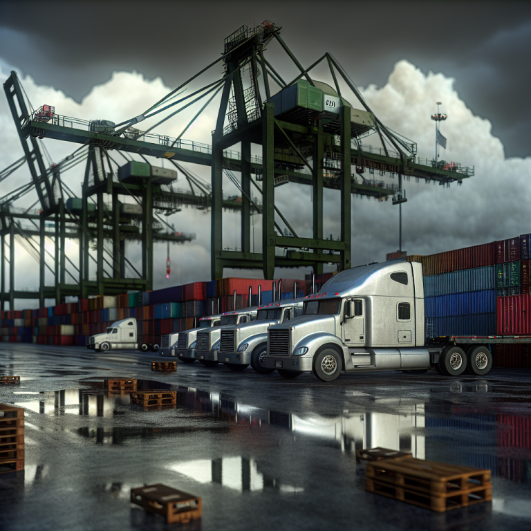 August freight slide deepens as peak-season imports arrive early — trucks face a choppy September - TruckStop Insider