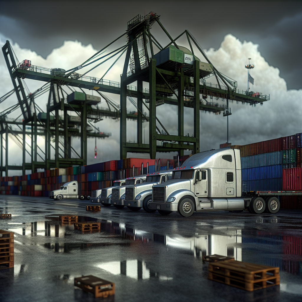August freight slide deepens as peak-season imports arrive early — trucks face a choppy September - TruckStop Insider