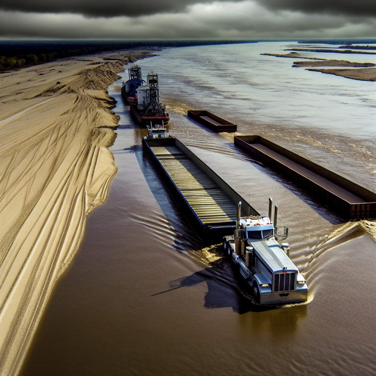 Mississippi River low water tightens barge lanes — and trucking will feel the squeeze