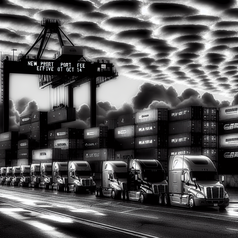 China’s tit-for-tat port fees set to land on Oct. 14 — and ripple into U.S. trucking