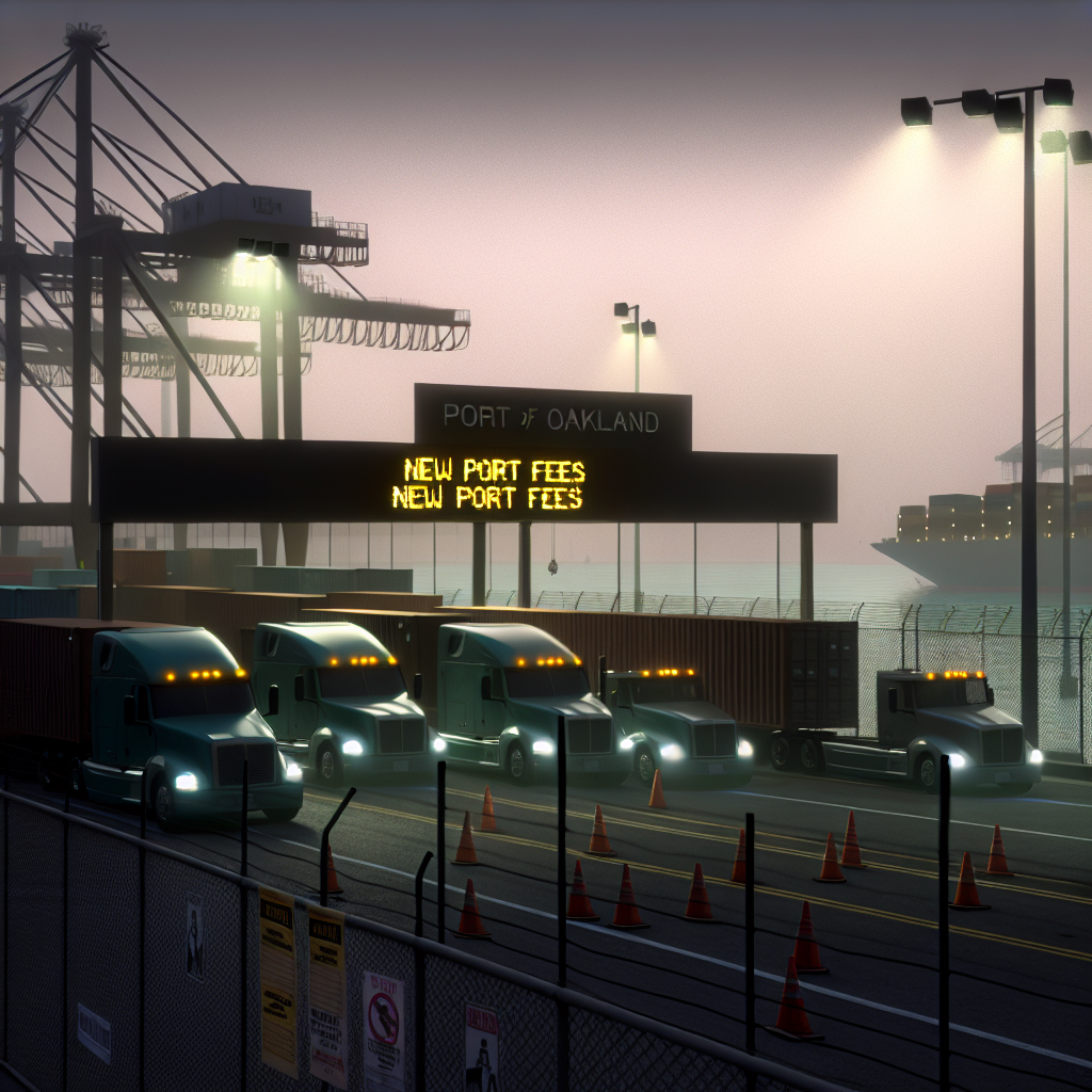 Tariff turbulence and new port fees leave Oakland truckers bracing for a choppy, thinner Q4