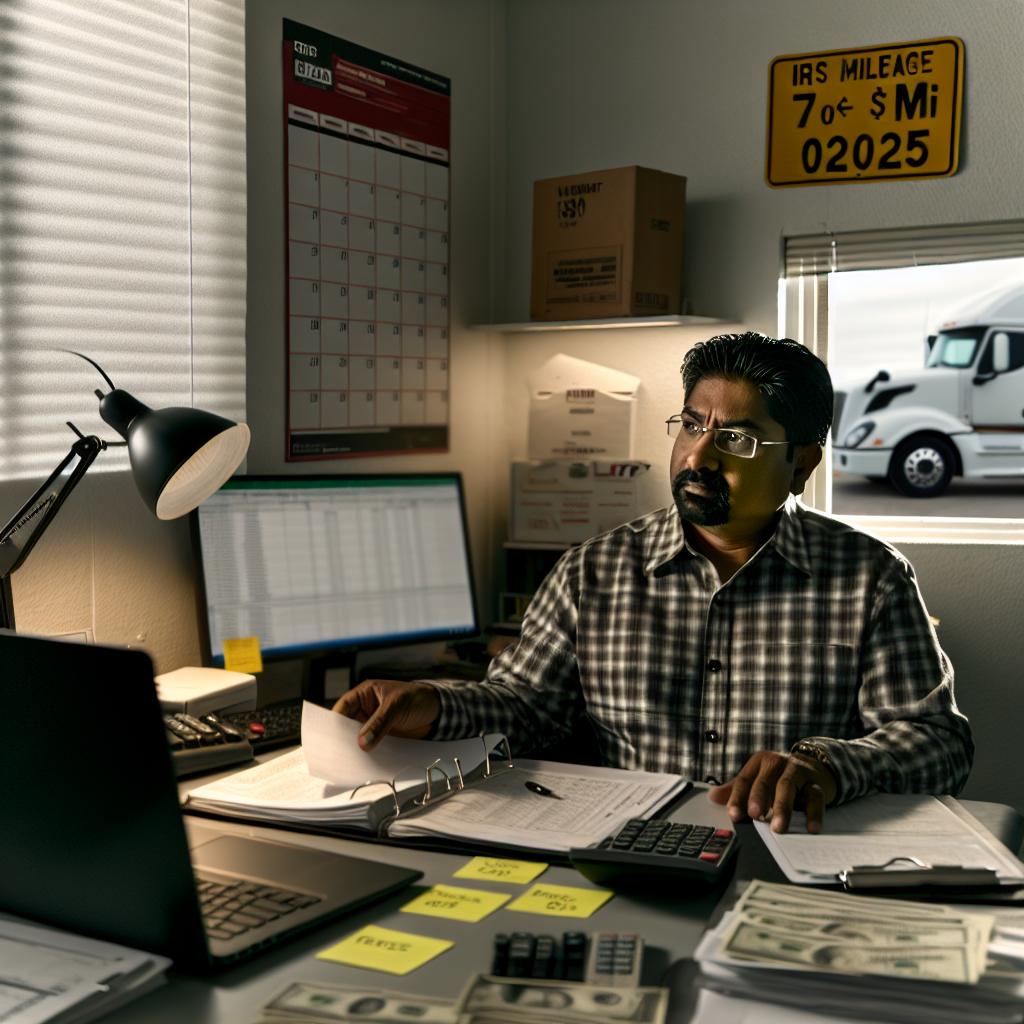 New IRS Per Diem Jumps to $80; 2025 Mileage Rate Hits 70¢—What Truckers and Fleets Should Do Now