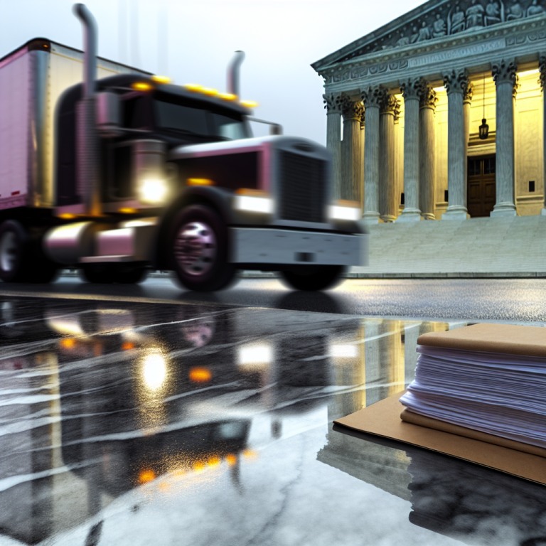 Supreme Court sets briefing clock in freight‑broker liability test, teeing up a high‑stakes 2026 ruling - TruckStop Insider