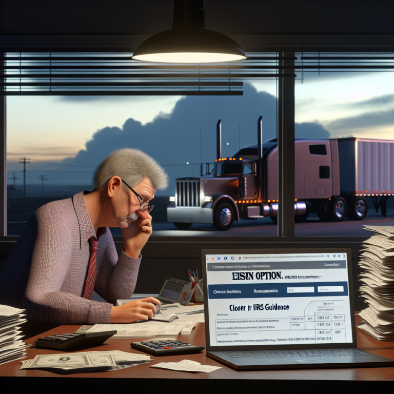 New site promises clearer IRS guidance for truckers: What EinsteinOption.org could mean for your 2025 tax planning