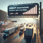 New USDOT registrations drop 7.6% WoW to 3,606 as carrier entries fall 8.4% to 3,335; weekend fade and Sunday lull persist | USDOT Market Analysis Week of 2026-03-29