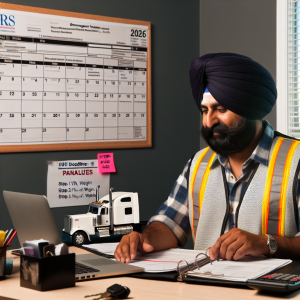 Fast 2290 E-Filing for Punjabi Truckers: 2026 HVUT Deadlines, Penalties, and Step‑By‑Step Tips